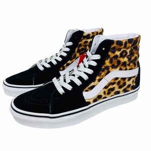 Vans Sk8-Hi Leopard Sneakers Black
